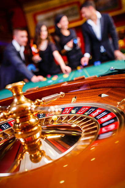 Live roulette table with HD multi-camera feed